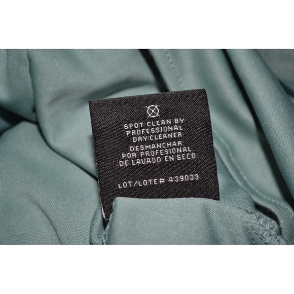 R & M Richard Long beaded Sequin Evening Slate blue/Gold Maxi Dress, sz 12 - Picture 9 of 10